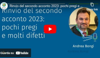 Rinvio Del Secondo Acconto Irpef 2023: Pochi Pregi E Molti Difetti