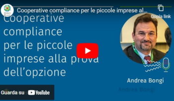 Cooperative Compliance Per Le Piccole Imprese Alla Prova Dell’opzione