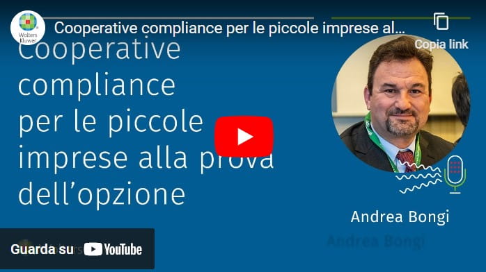 Cooperative Compliance Per Le Piccole Imprese Alla Prova Dell’opzione